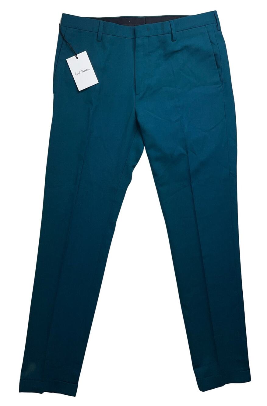 5-26 PAUL SMITH Men's NTW $500 Gent Trouser Teal Size 32
